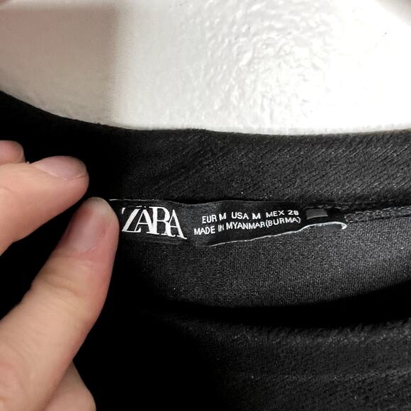 Zara Black Shift Dress - Picture 3 of 6